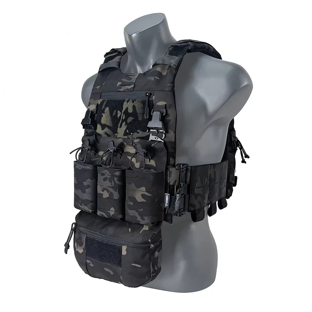Gilet porte plaque militaire MOLLE