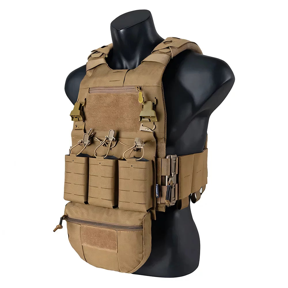 Gilet porte plaque militaire MOLLE